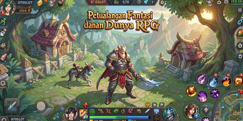 Tampilan menarik dari gameplay 070SLOT yang penuh aksi RPG.
