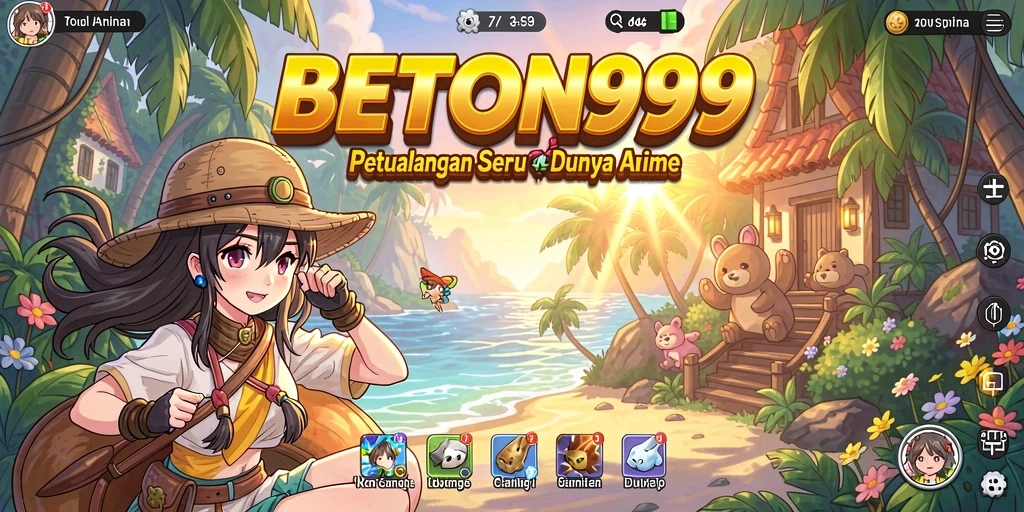Screenshot BETON999 menampilkan karakter anime dalam aksi yang mendebarkan.