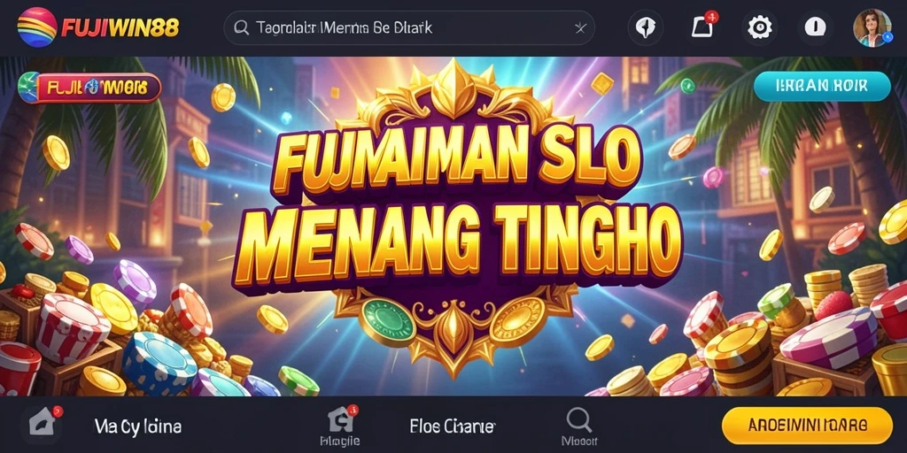 Tangkapan layar utama FUJIWIN88 menampilkan gameplay Slot yang menarik.