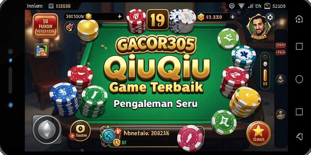 Screenshot GACOR305 menampilkan suasana bermain QiuQiu yang seru.