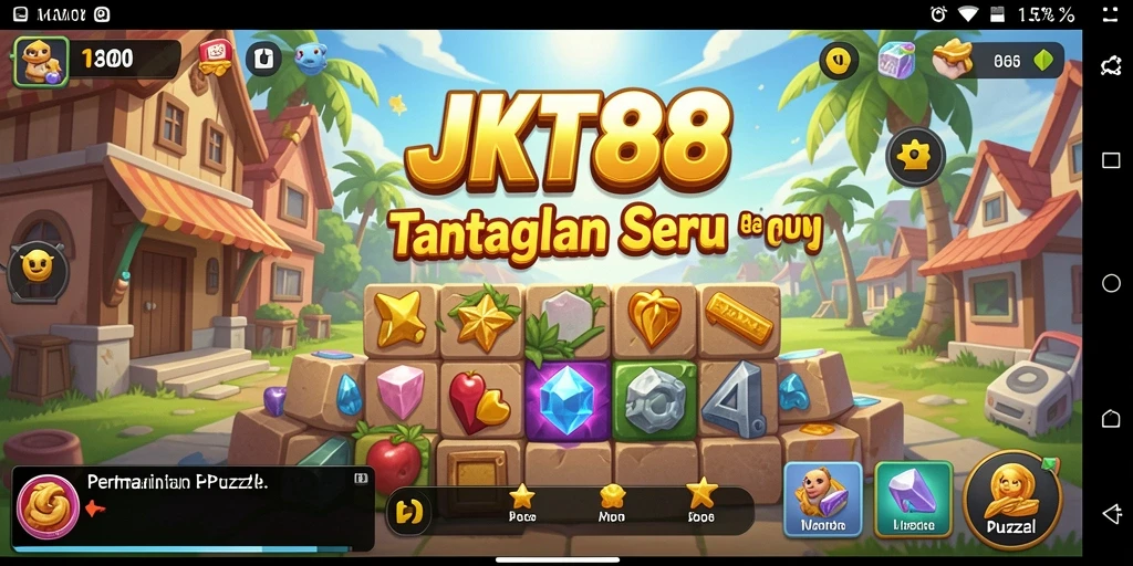 Tangkapan layar gameplay <strong>JKT88</strong> yang menampilkan tantangan puzzle yang menarik.