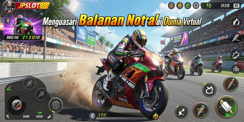 Gameplay seru JPSLOT88 dengan berbagai motor balap yang menarik.