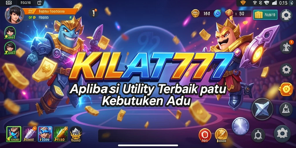 Tampilan antarmuka utama KILAT777 yang memudahkan pengguna.