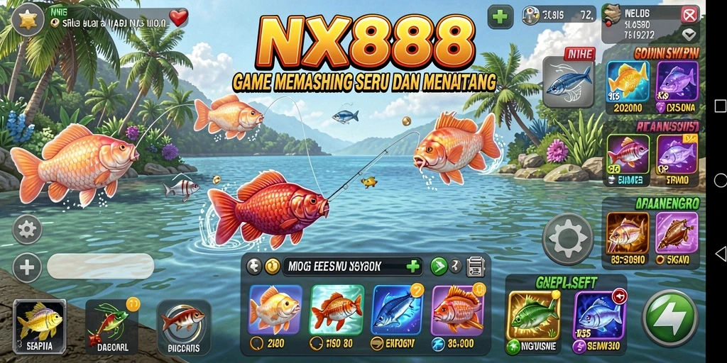 Tangkapan besar di dalam game NX888 dengan grafis menawan.