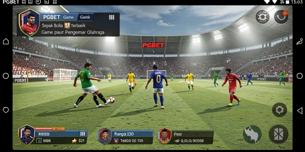 Tampilan gameplay PGBET yang mendebarkan dengan aksi sepak bola intens.