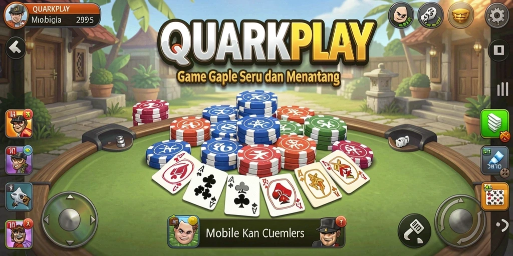 Tampilan gameplay Gaple yang menarik dan interaktif.