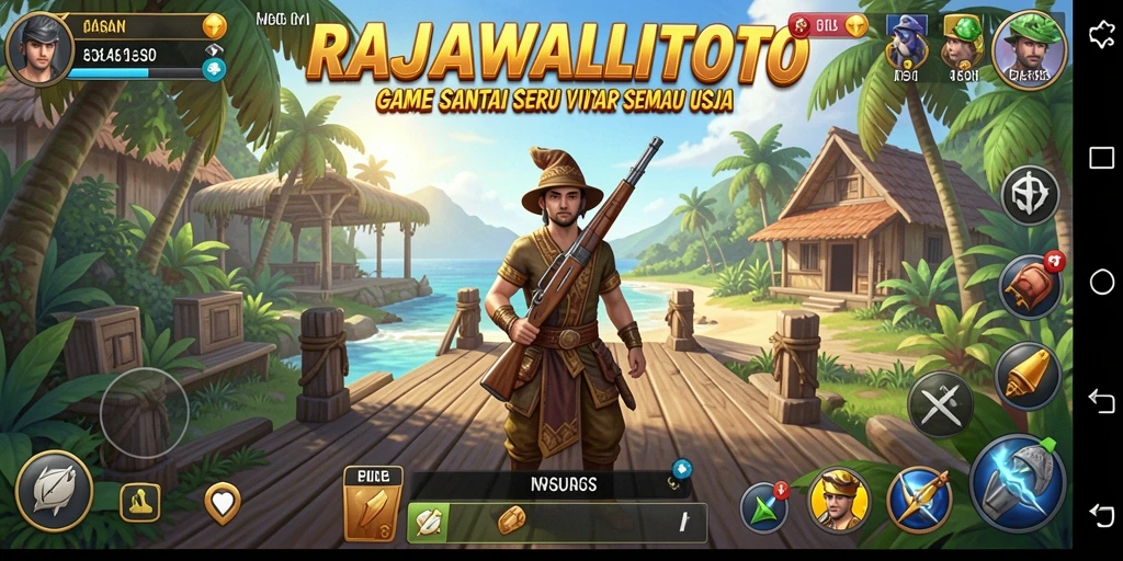 Tangkapan layar gameplay RAJAWALITOTO yang seru dan mengasyikkan.