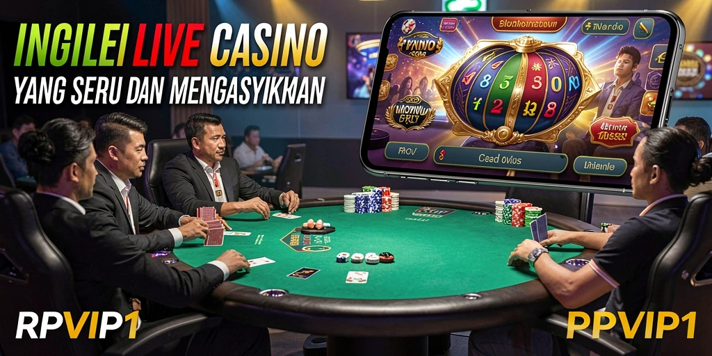 Tampilan gameplay RPVIP1 yang mengasyikkan dalam suasana kasino langsung.