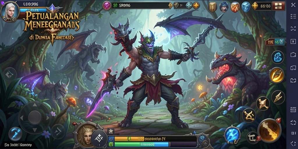 Screenshots gameplay SR996 yang menampilkan petualangan seru dan grafis menawan.