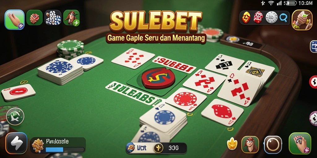 Tampilan gameplay Gaple yang menarik dan interaktif.