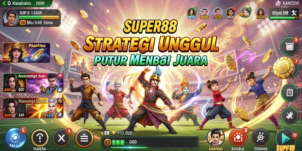 Tampilkan gameplay SUPER88 yang menantang dan strategis.