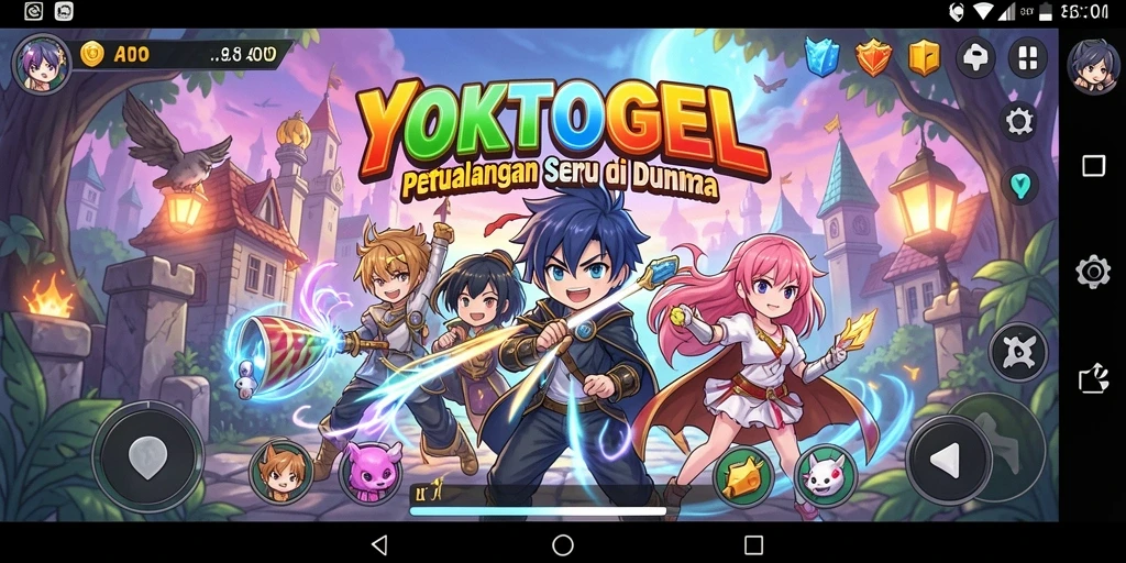 Menampilkan karakter dan aksi seru dalam YOKTOGEL.