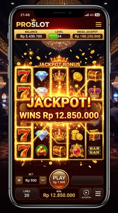 Screenshot daftar aplikasi terbaru di Proslot.